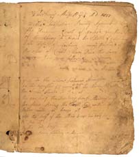 Humaston Estate Distribution, 1777