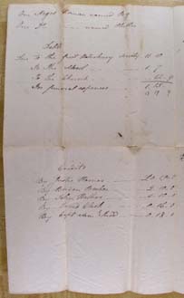 Rev. Mark Leavenworth's Estate Inventory, 1797