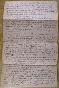 Rev. John Trumbull's Will