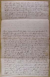 Rev. John Trumbull's Will