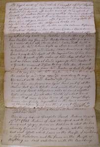 Rev. John Trumbull's Will