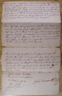 Rev. John Trumbull's Will