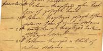 Fortune's Baptism Record